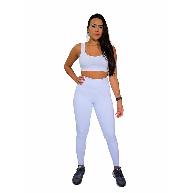 Calça Legging de Emana Compressão com Cinta
