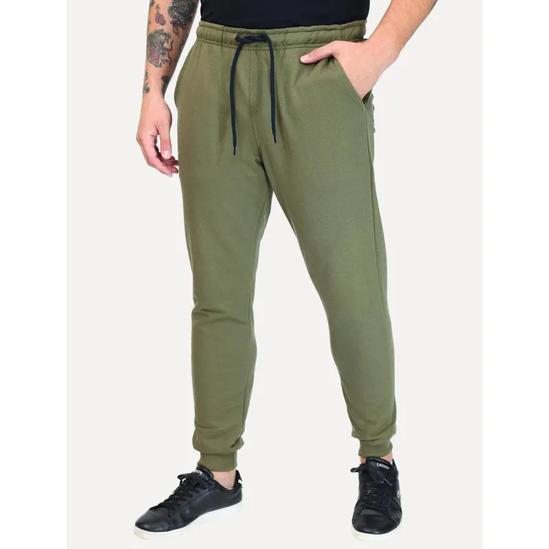 Calça King & Joe Masculina Moletom Comfort Verde Militar