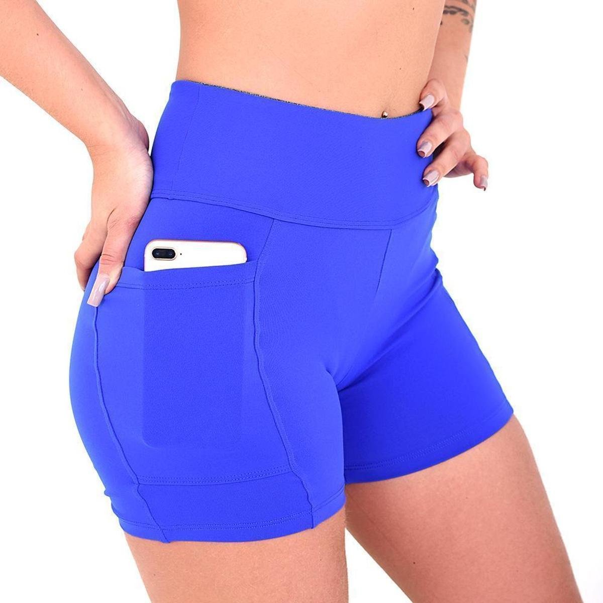 Short Feminino Suplex Fitness Com Bolso Insanity Five