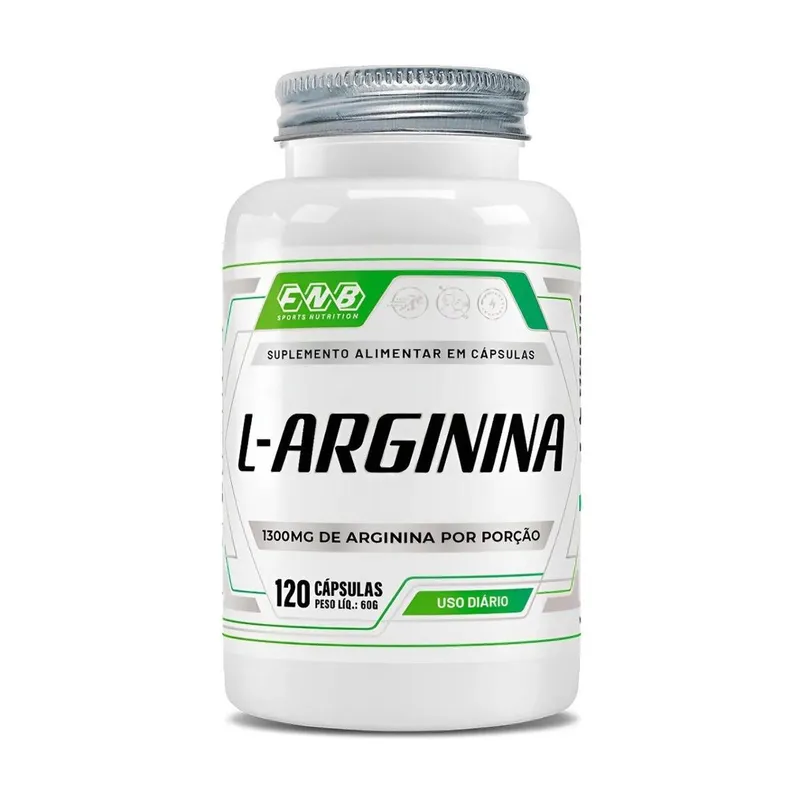 L-arginina 100% Pura 120 Cápsulas 500mg - Flora Nativa