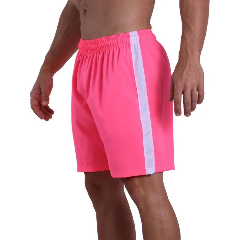Short Tactel Elastic Masculino MXD Conceito Com Listra Branca Varias Cores 2 Bolsos Laterais