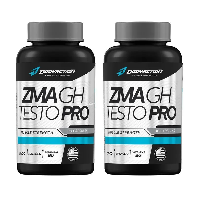 Kit 2X ZMA Pro - 30 Cápsulas - Body Action