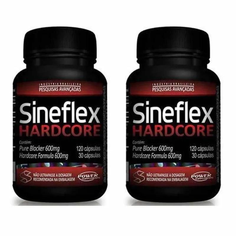 Kit 2 - Sineflex Hardcore 150 Cápsulas - Power Supplements