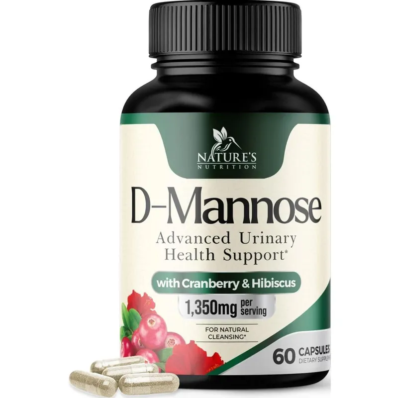 Suplemento Nature's Nutrition D-Mannose & Cranberry 1350 mg