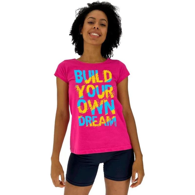 Camiseta Babylook Feminina MXD Conceito Construa Seu Próprio Sonho