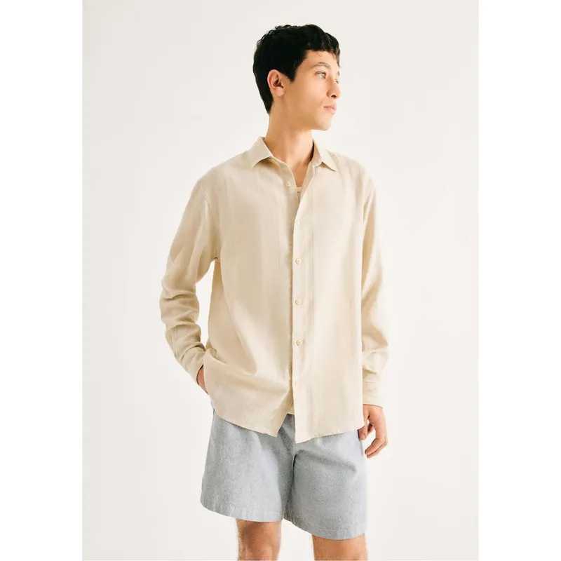 Camisa Masculina Fio Tinto Listrada