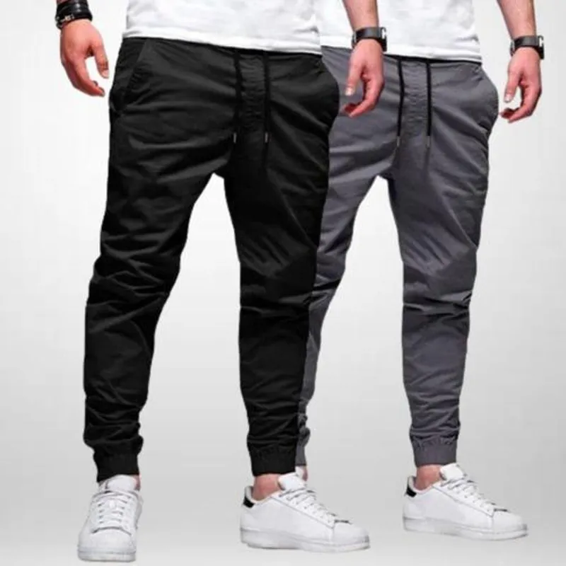 Kit 2 Calças Usemoda Jogger Sarja Elastico Camuflada Masculina
