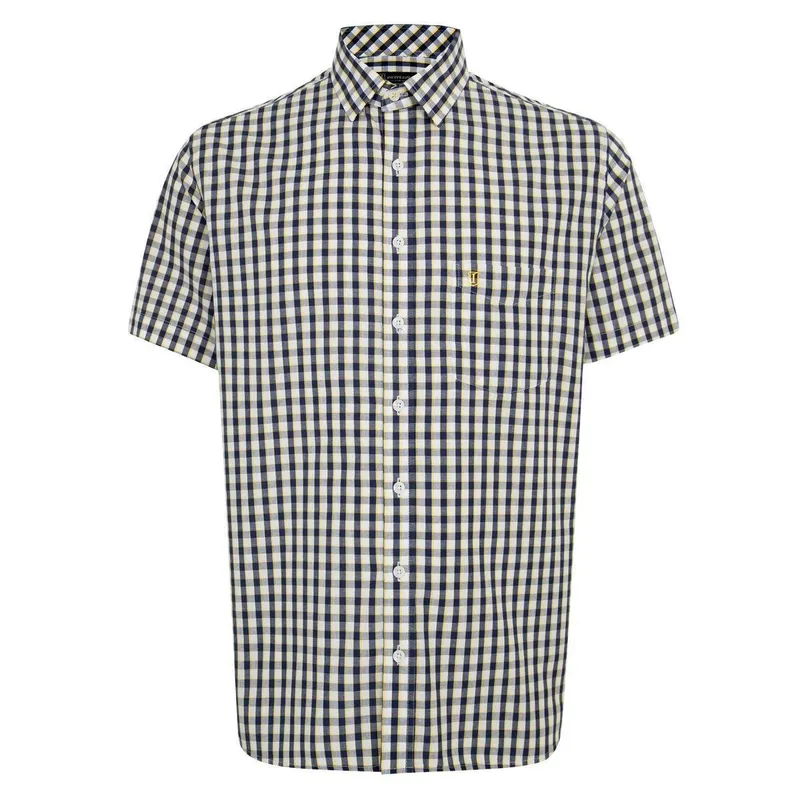 Camisa Individual Mc Confort Xadrez Amarelo Claro