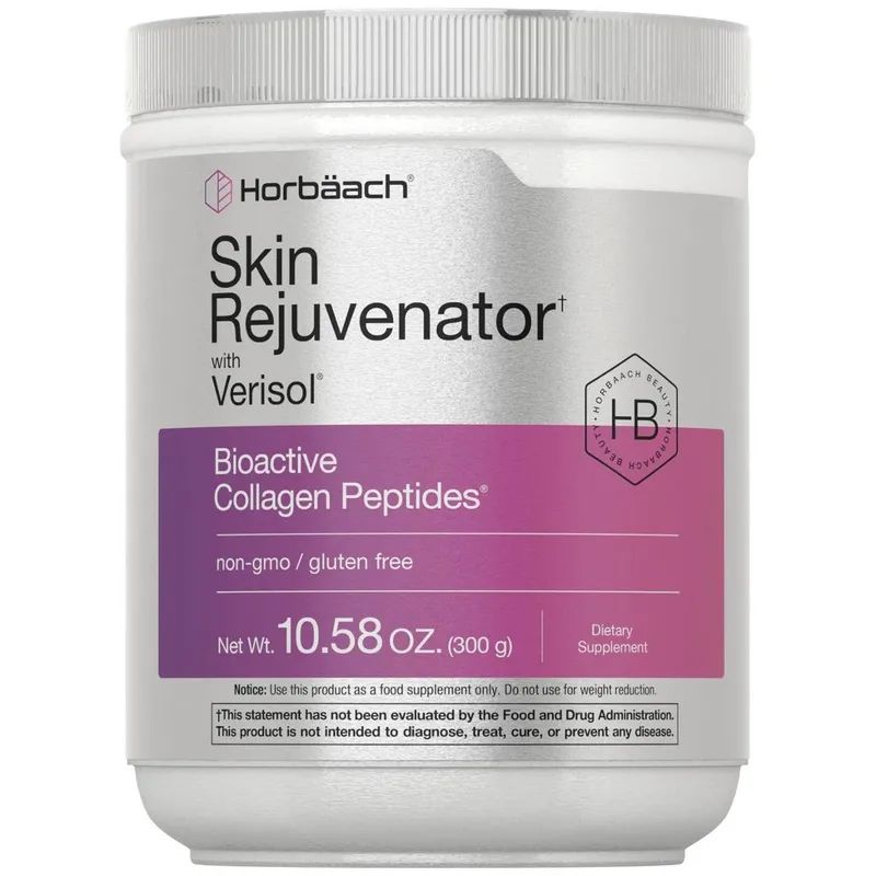 Suplemento de rejuvenescimento de pele Horbäach com Verisol 312 ml tipo I e III