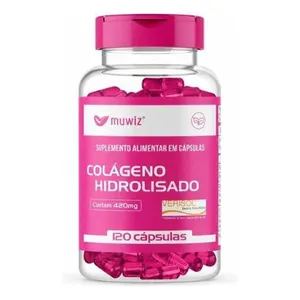 Colágeno Verisol 420mg Muwiz (120 Cápsulas) Antissinais, Firmeza da Pele e Elasticidade