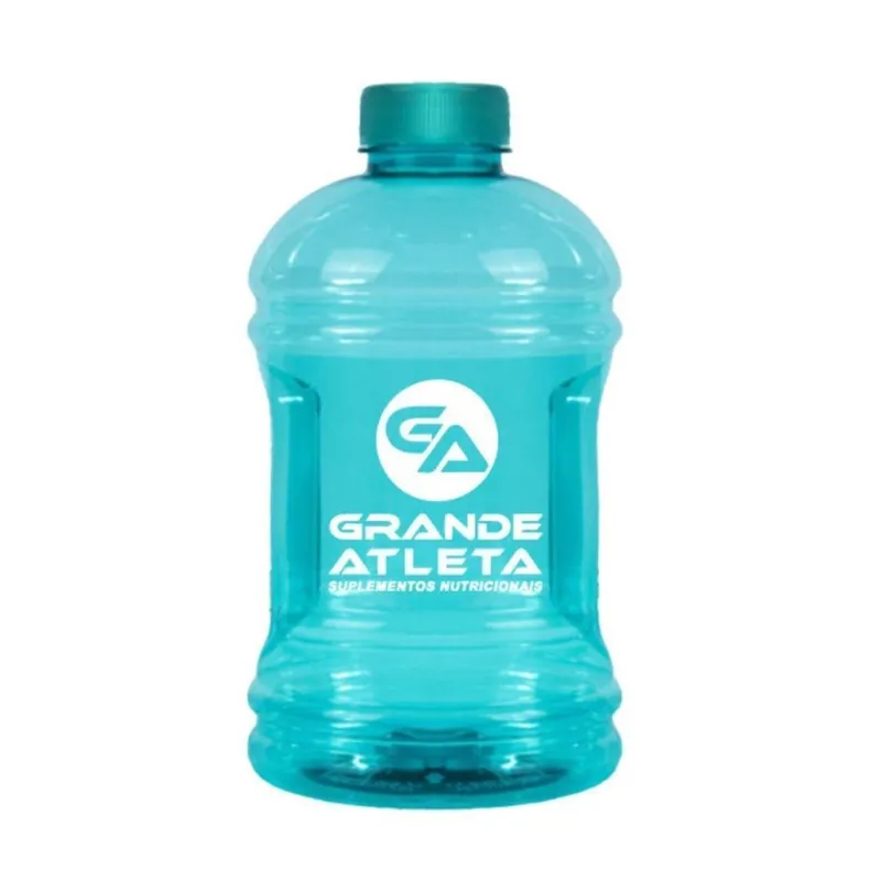 Galão 950ml Pegada Anatômica cor turquesa - Grande Atleta