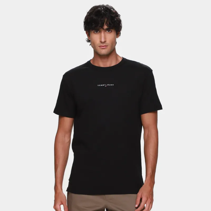 Camiseta Tommy Jeans Linear Masculina
