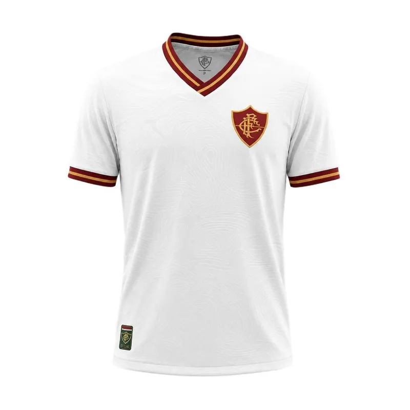 Camisa Fluminense Essência Tricolor Branco - Masculino
