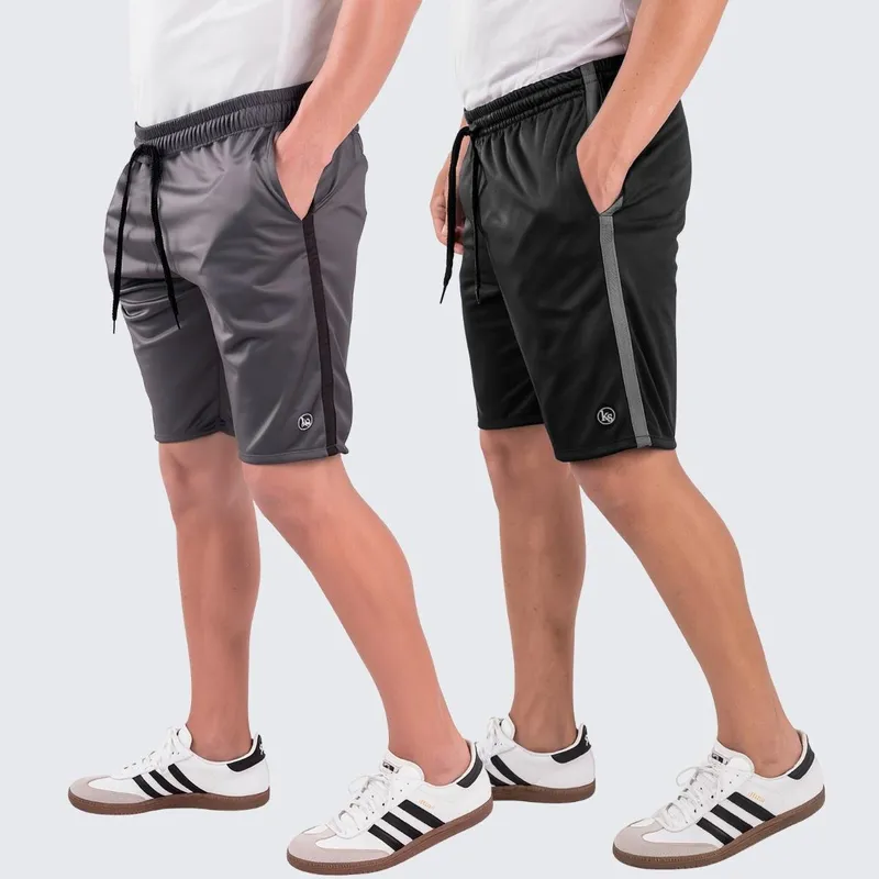 Kit 2 Short Bermuda Masculina Esporte Helanca Academia Treino Premium