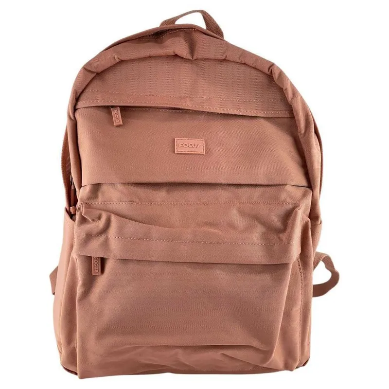 Mochila Casual Focus Moderna Grande Tecido Costas Feminina