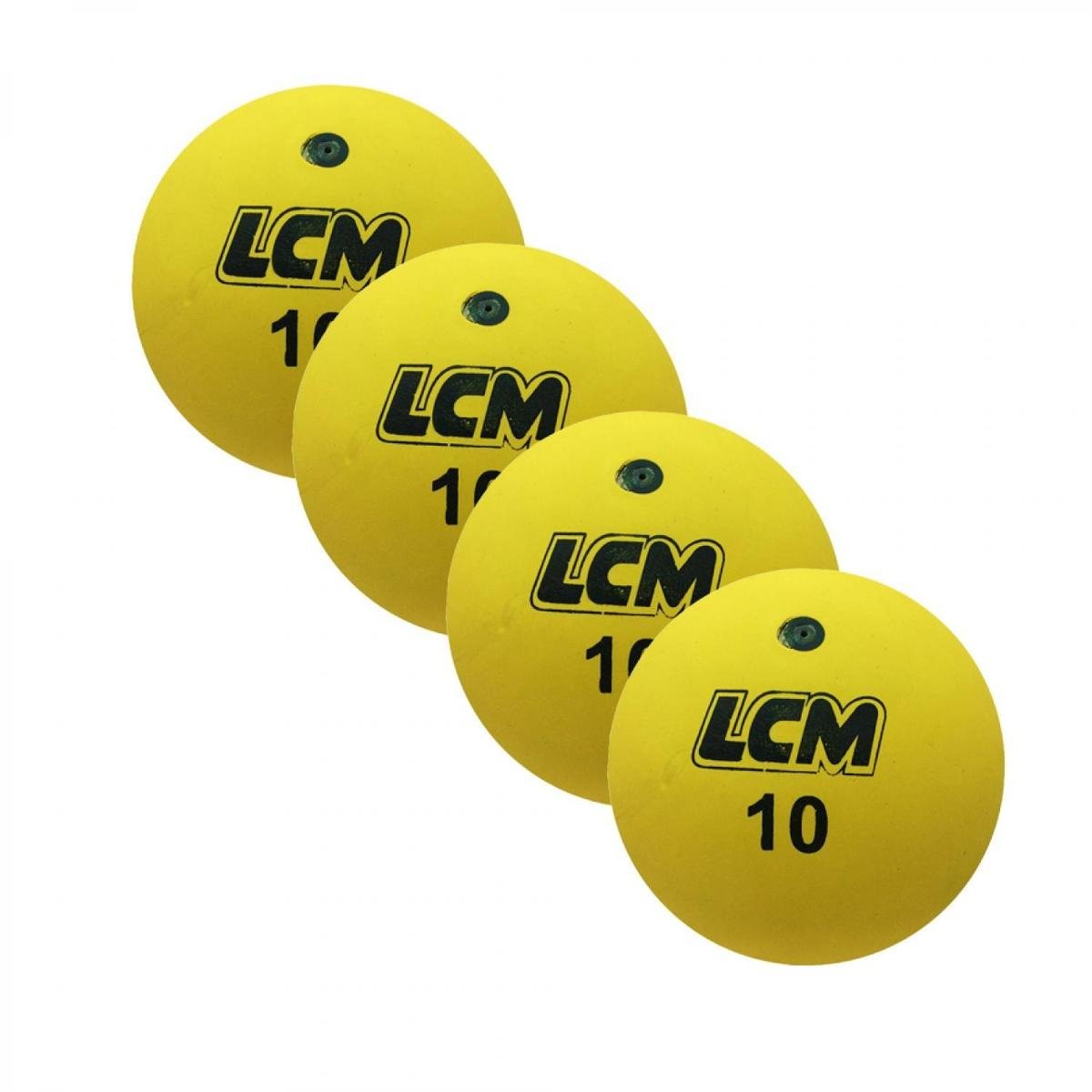 Kit Bola Borracha Lcm N.10 4 Unidades