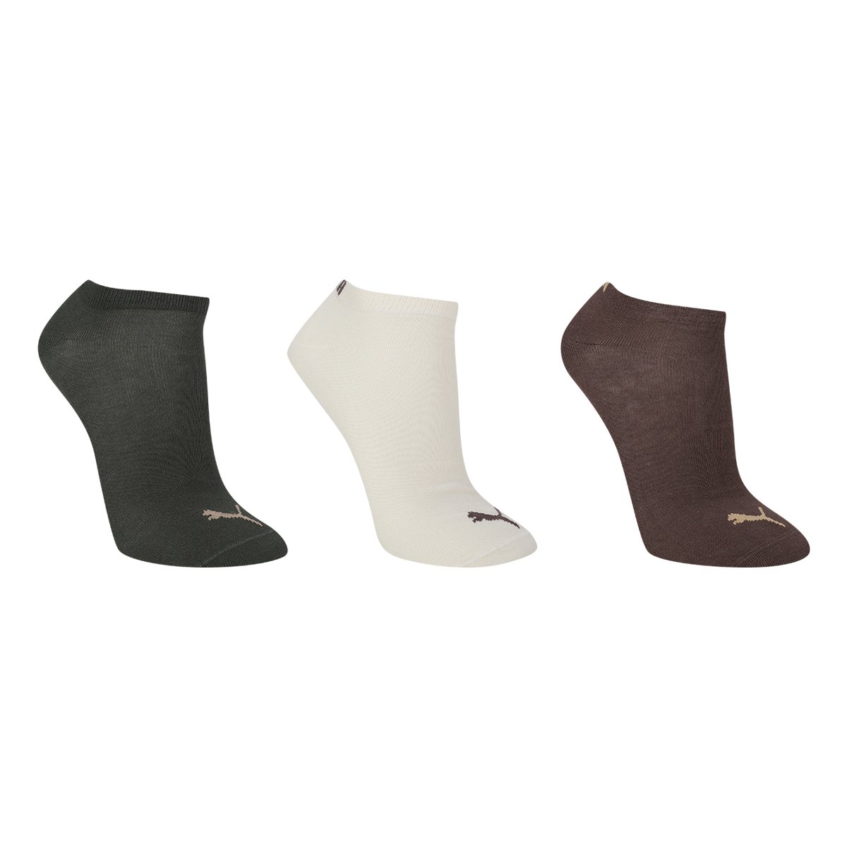Kit Meia Sapatilha Puma Esportiva C/ 3 Pares Masculina
