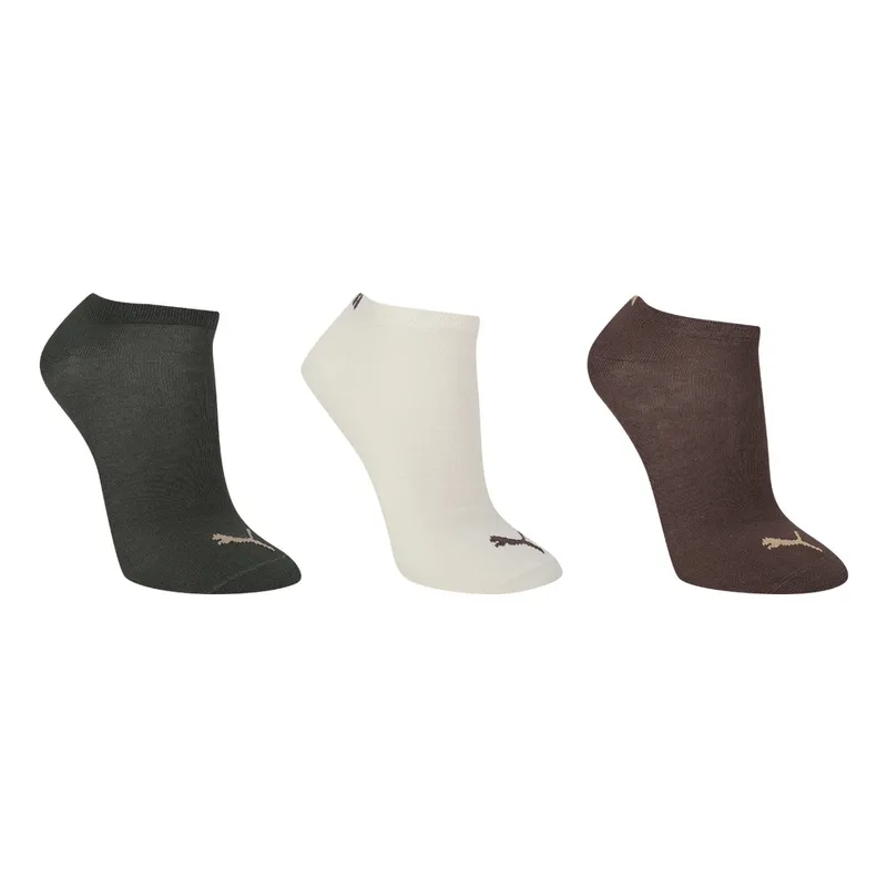 Kit Meia Sapatilha Puma Esportiva C/ 3 Pares Masculina