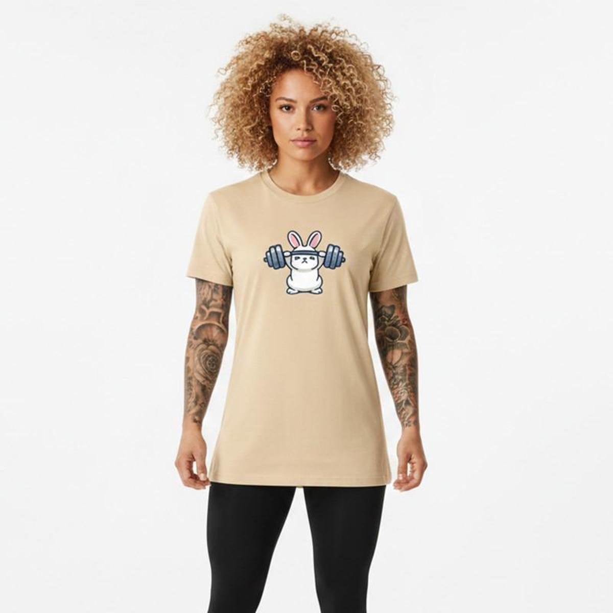 Camiseta Feminina Algodão Premium COELHO Treino