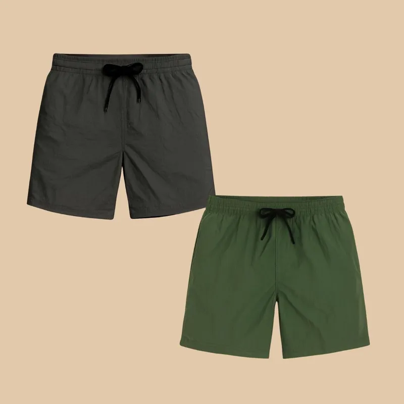Kit 2 Shorts Masculino Tactel Casual Praia