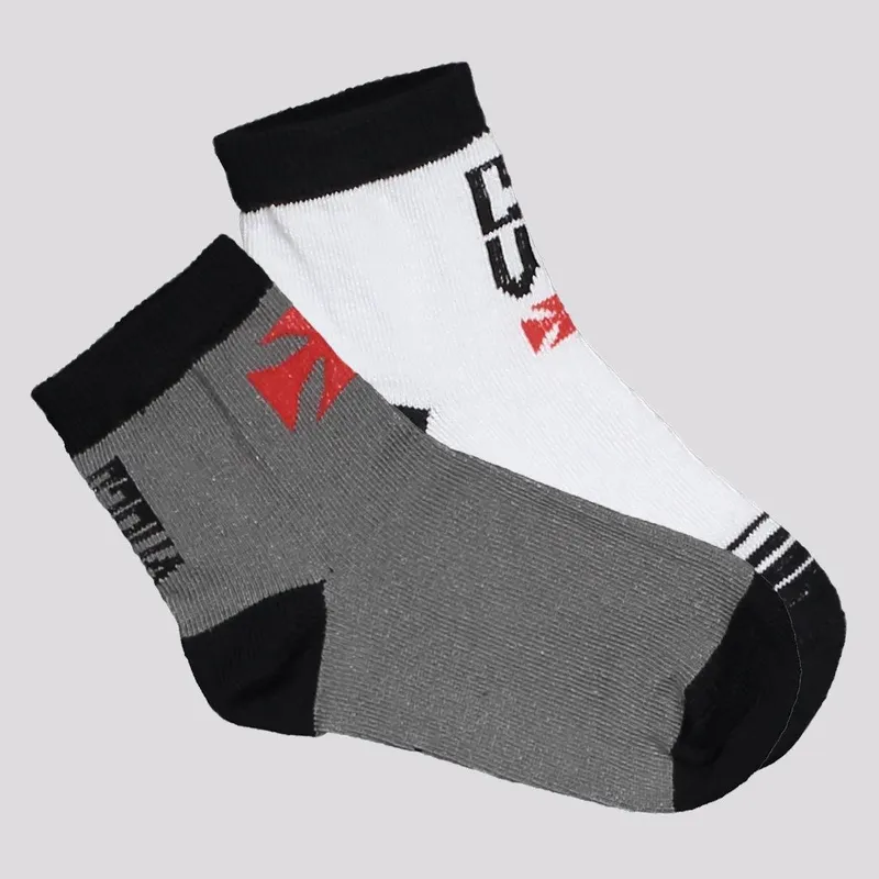 Kit Meia Vasco Escudo 2 pares Infantil Masculina