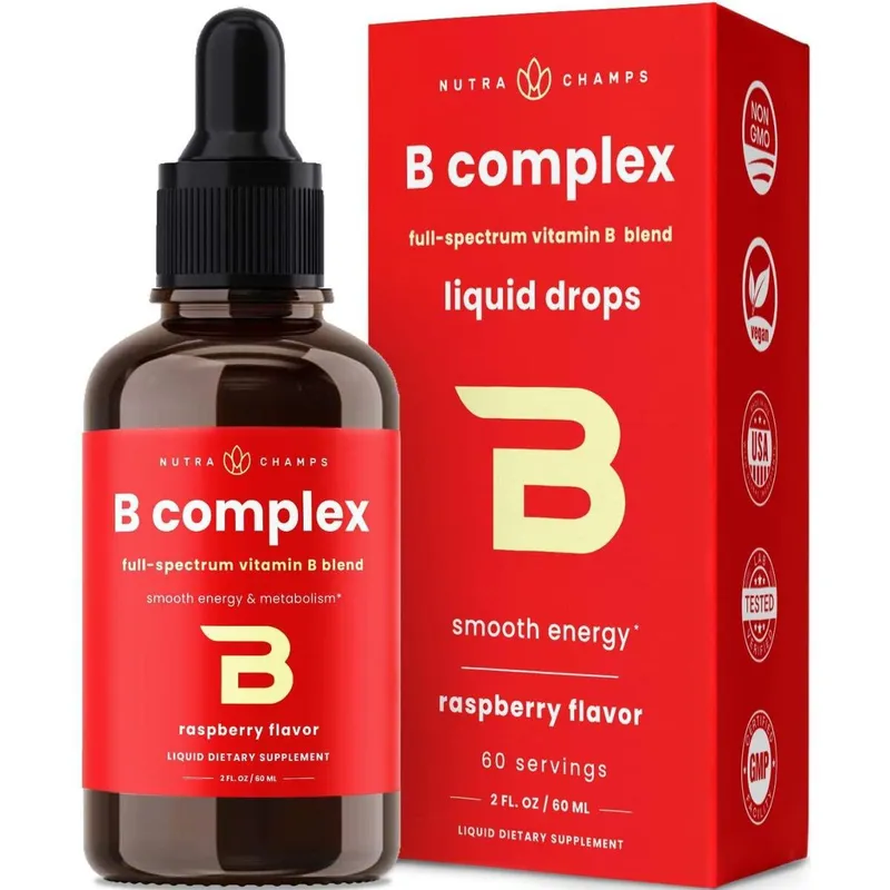 Suplemento NutraChamp Vitamin B Complex Kids 120 porções