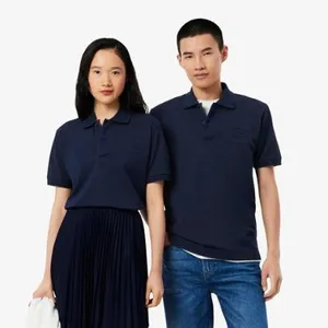 Camisa Polo Lacoste Com Estampa Em Relevo – Classic Fit Masculina