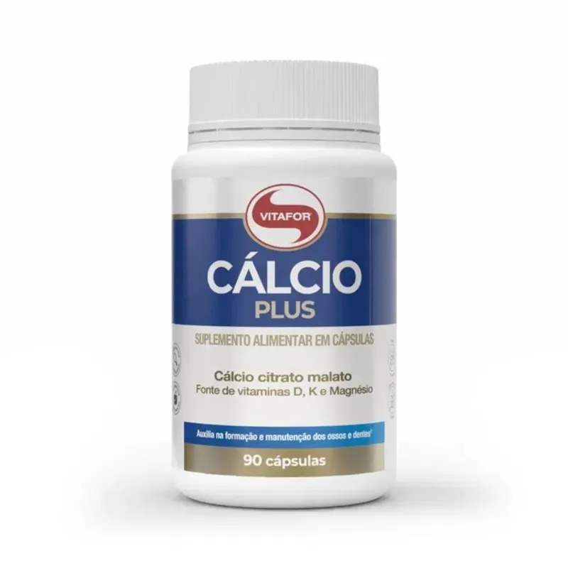 Cálcio Plus 90 Cápsulas Vitafor