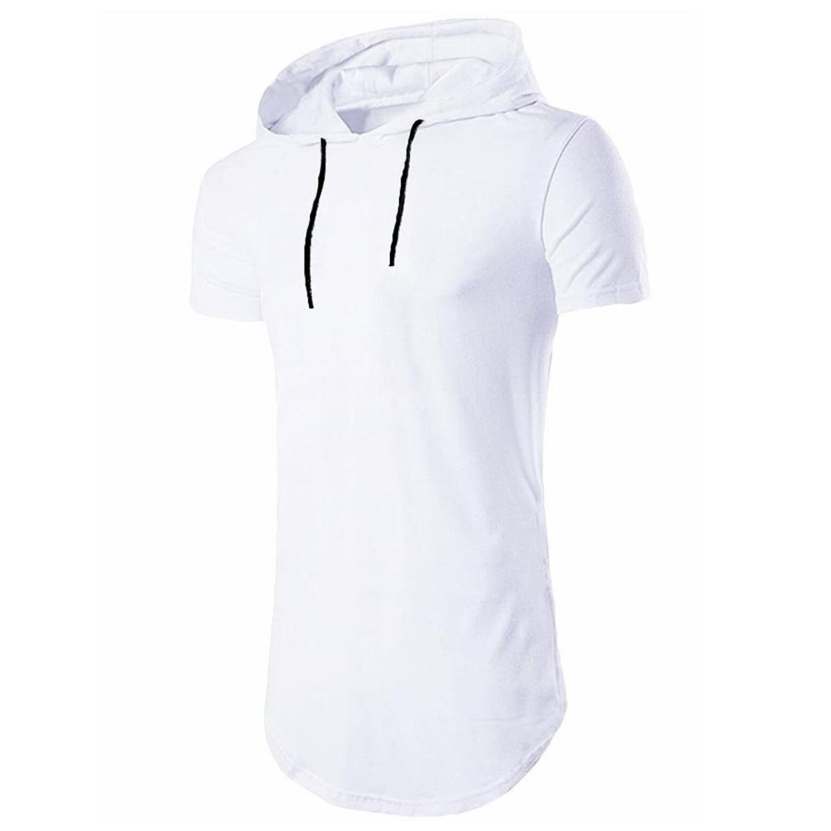 Camiseta Longline Manga Curta com Capuz Plus Size C14plus-CINZAGRAFITE-G4
