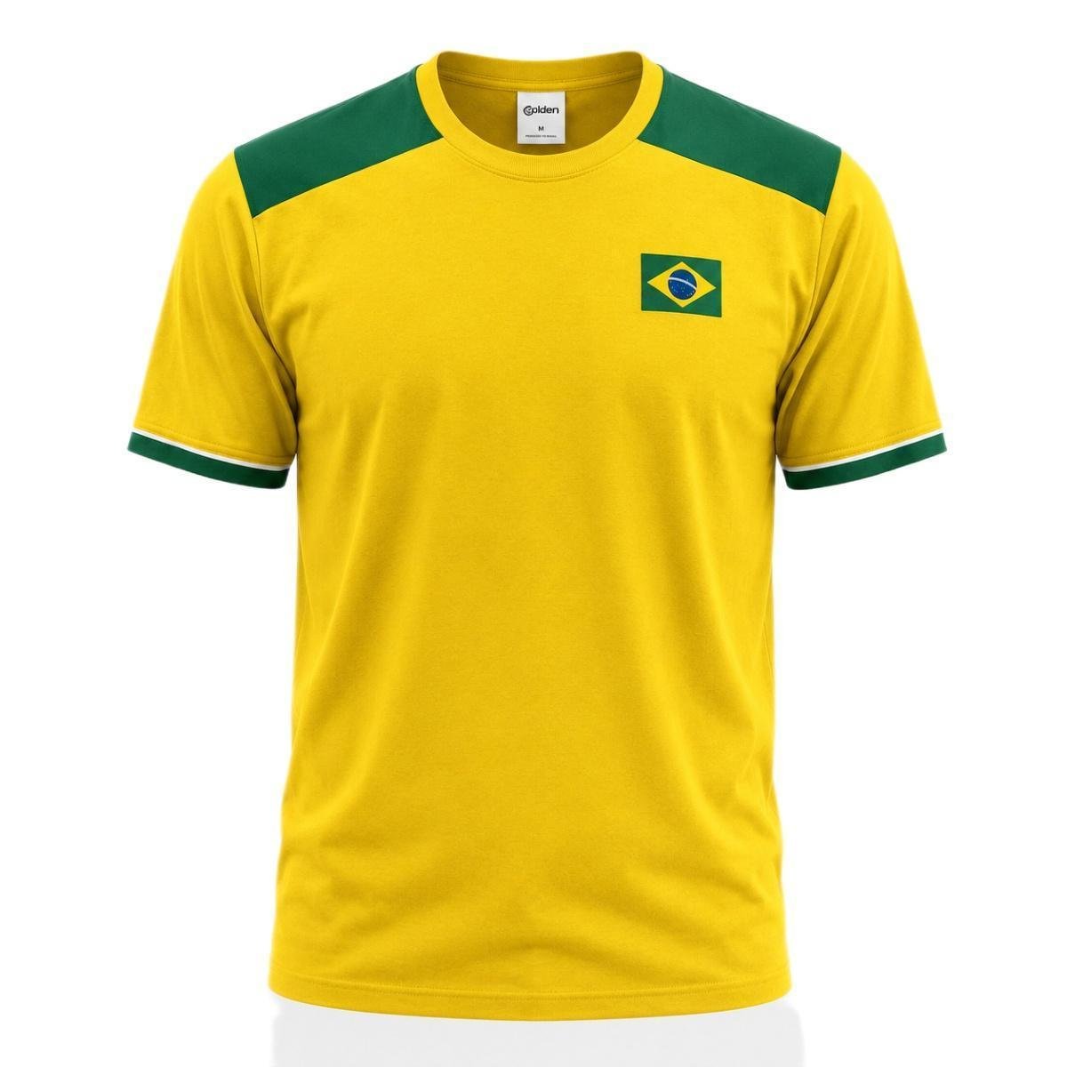 Camisa Brasil Torcedor Copa Algodão - Masculino