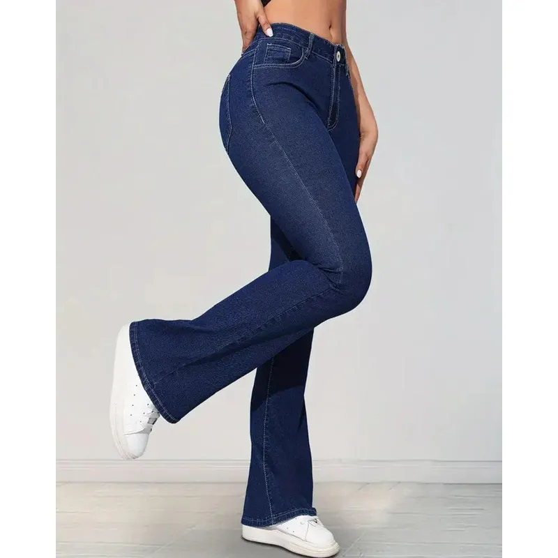Calça Skinny Flare Tex Jeans Elegante e Casual Feminina