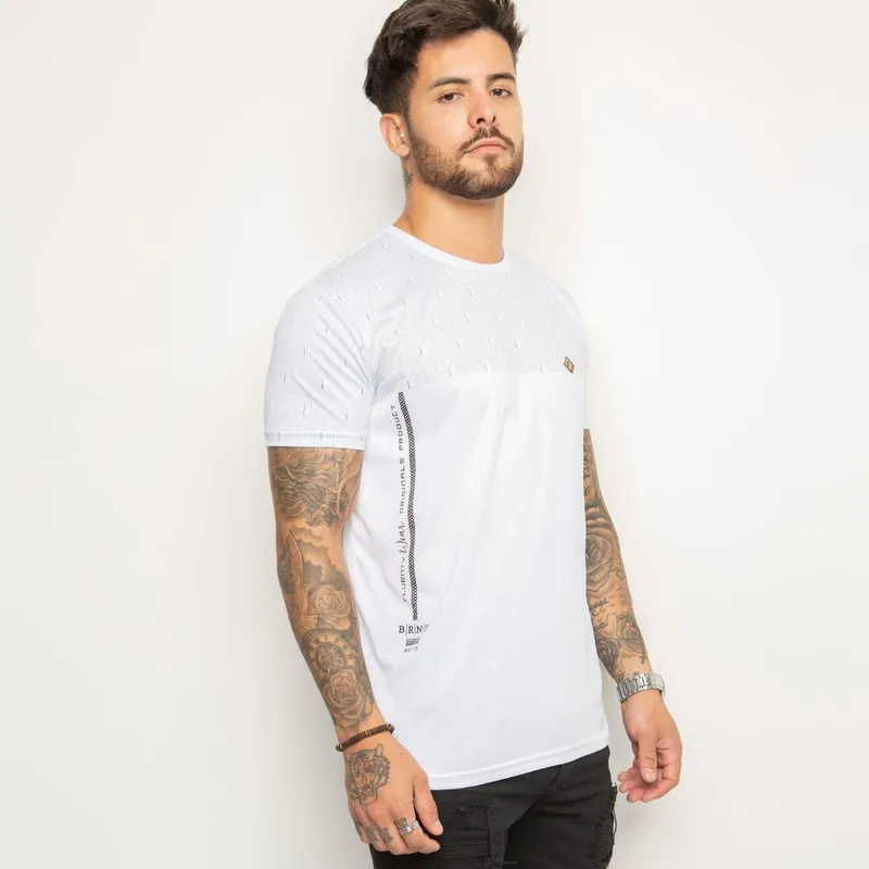 Camiseta Masculina Gola Careca Trup Sea Comfort Plus