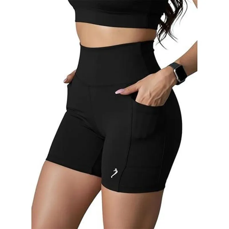 Short Com Bolso Feminino Para Corrida Academia Drisheer
