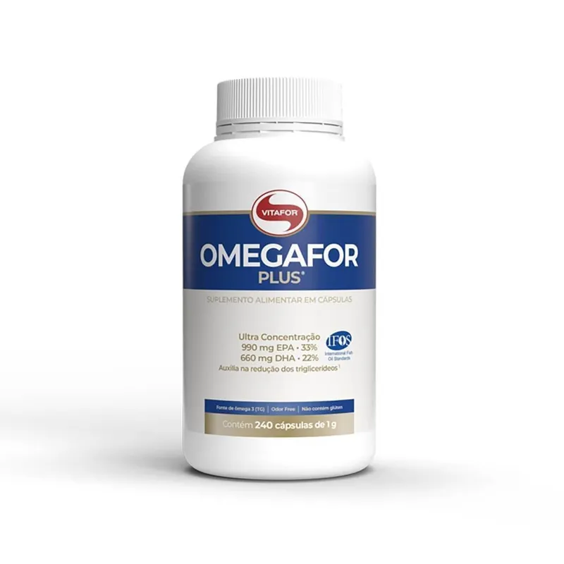 Omegafor Plus (240 cápsulas) - Vitafor