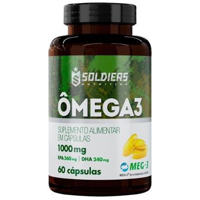 Ômega 3 - 60 Caps - 1000mg - Soldiers Nutrition