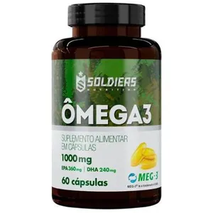 Ômega 3 - 60 Caps - 1000mg - Soldiers Nutrition