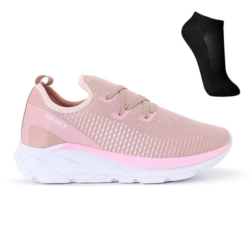 Tenis Light Sport + Meia Feminino