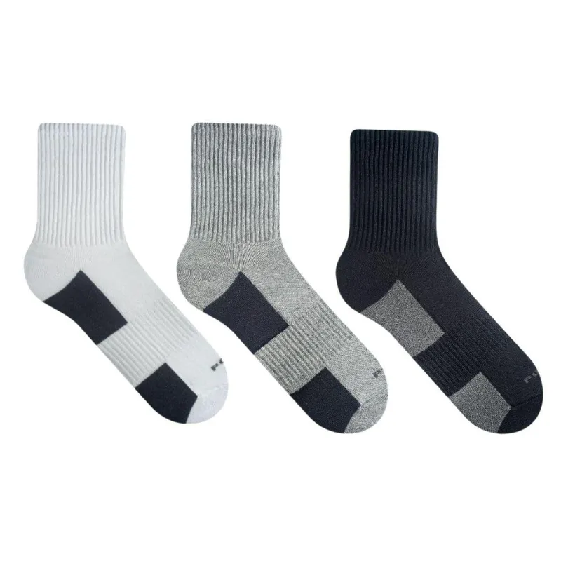 Kit 3 Pares de Meias Masculino Cano Alto Com Elastano Meia Toalha