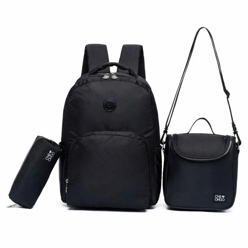 Kit Mochila Costas Onbongo Escolar Lancheira Térmica Estojo Uso Diário 17 Litros
