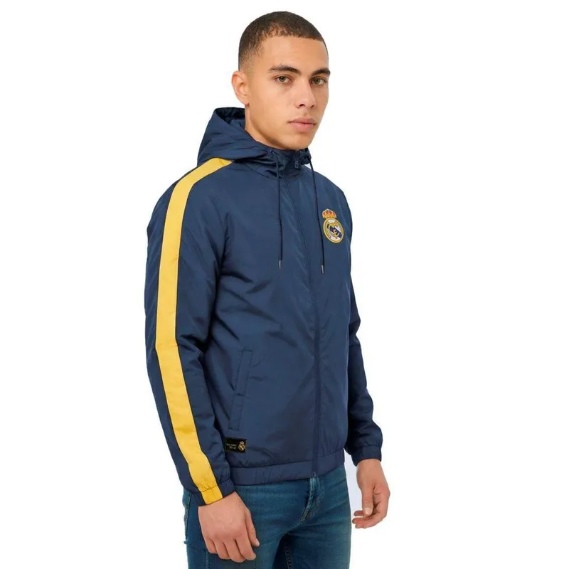 Jaqueta Corta Vento Real Madrid Infantil Oficial Balboa 45685