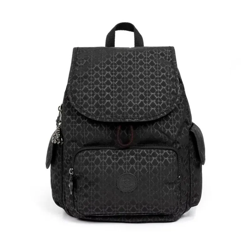 Mochila Kipling City Pack S Signature 13 Litros Preto