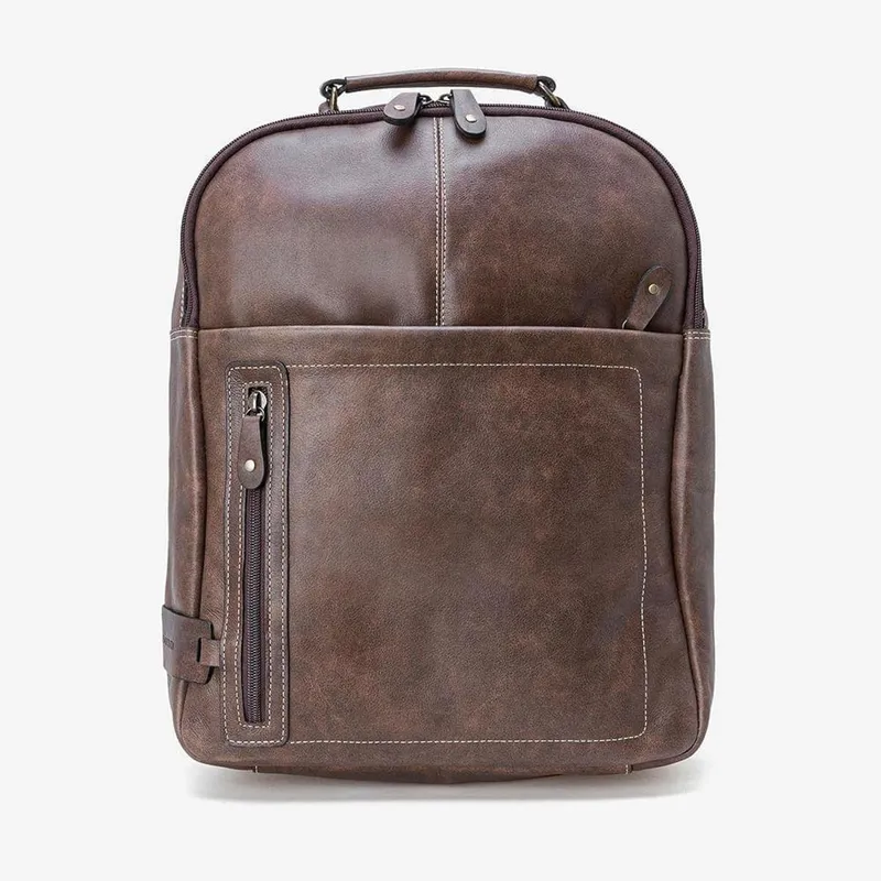 Mochila em Couro Marrom
