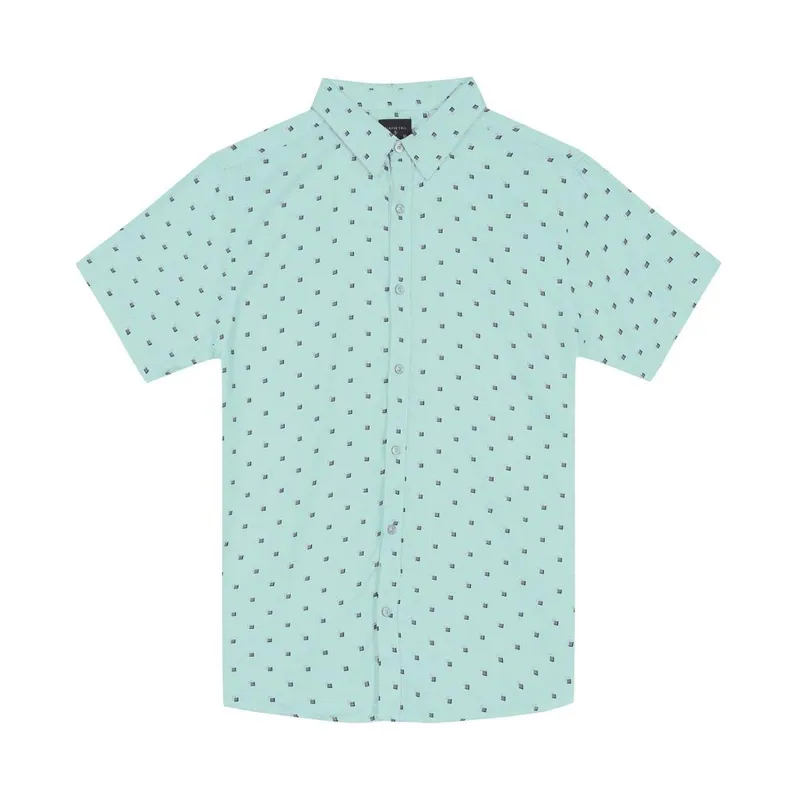 Camisa Masculina Em Viscose Diametro Verde