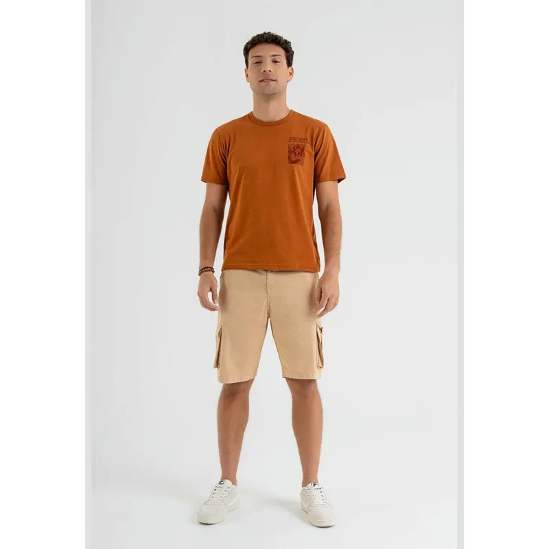Camiseta Manga Curta Masculina em Meia Malha The Philippines