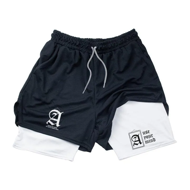 Short Masculino Fitness‎ Use Your Mind A Abstract