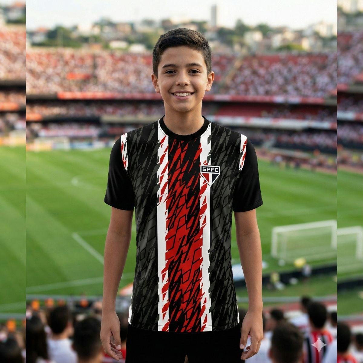 Camisa São Paulo Infantil Force 2026 SPFC Oficial
