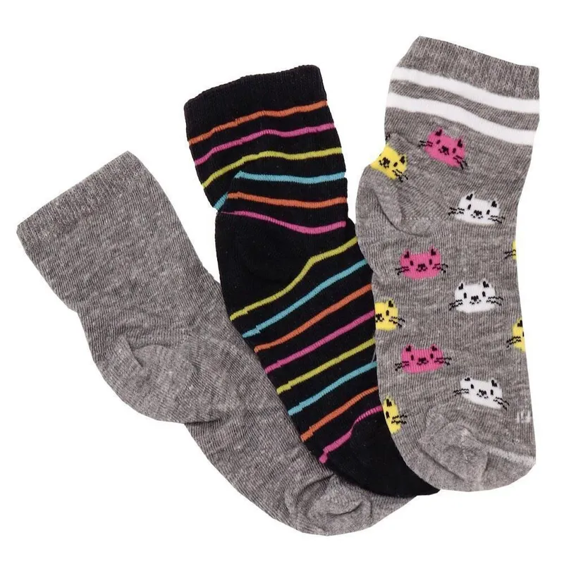Kit Com 3 Pares Trifil De Meias Infantil