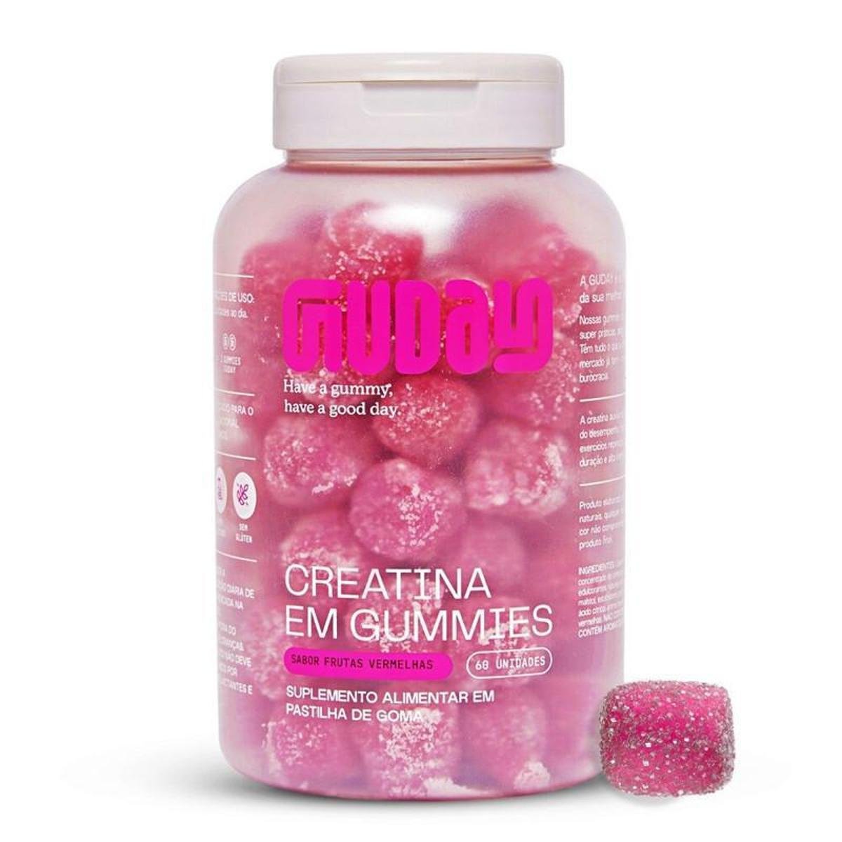 Creatina Guday Gummies Suplemento 60 Gomas