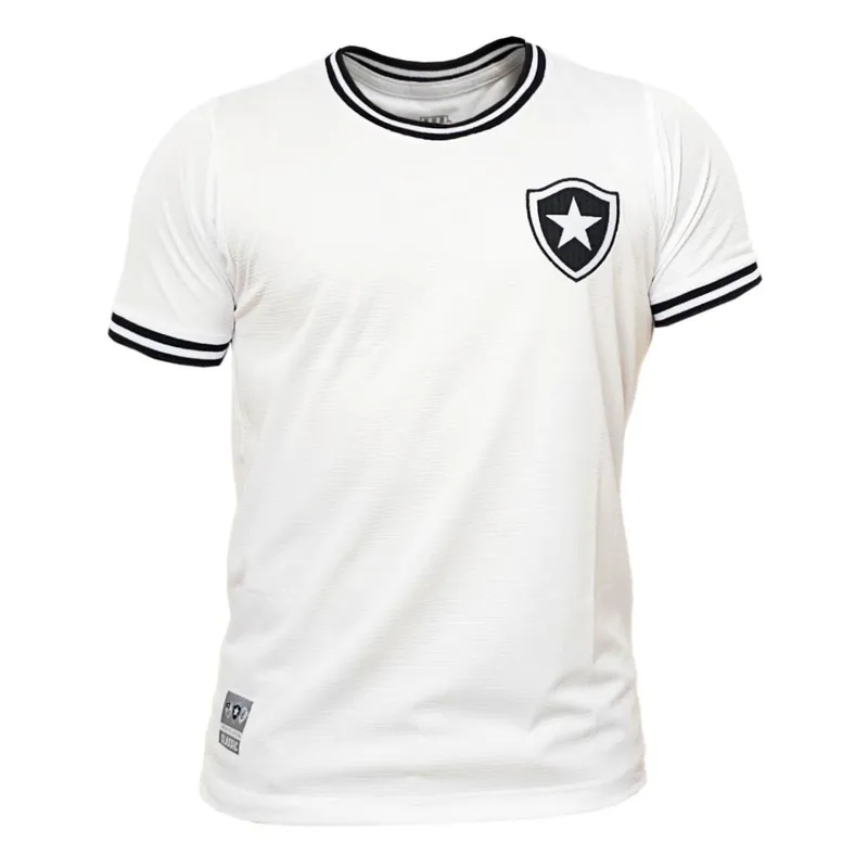 Camisa Botafogo Jacquard Branca - Masculino