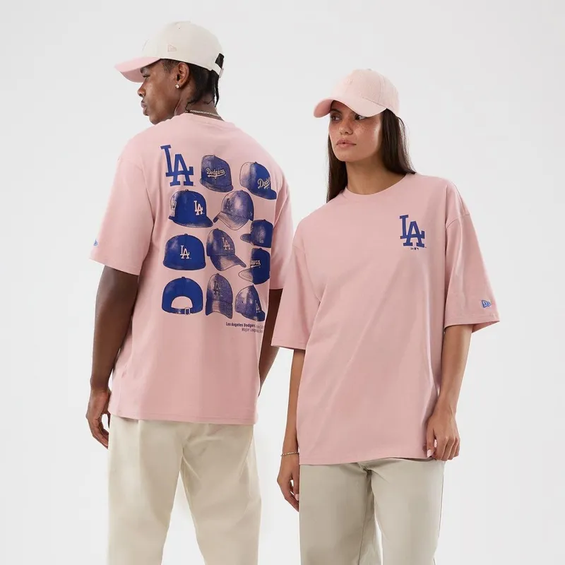 Camiseta New era MLB Cap Grphc Os Tee Losdod Pkr Masculino
